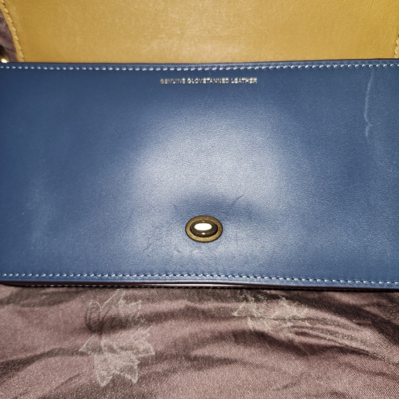 COACH Dinky 1941 Cornflower Blue Glove Tanned Leather Crossbody - Picture 11 of 12